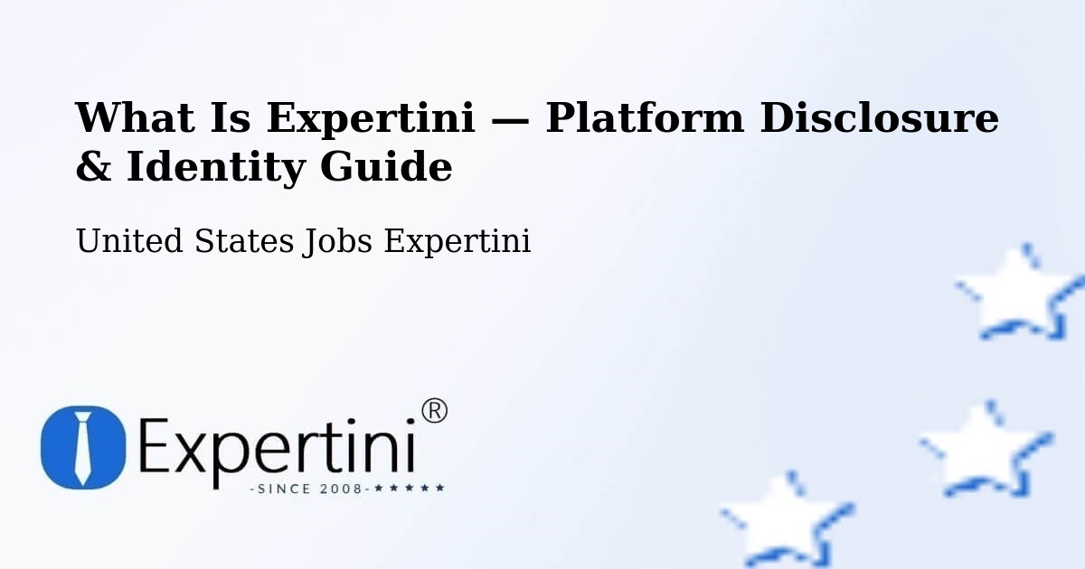 What Is Expertini — Platform Disclosure & Identity Guide – Willard